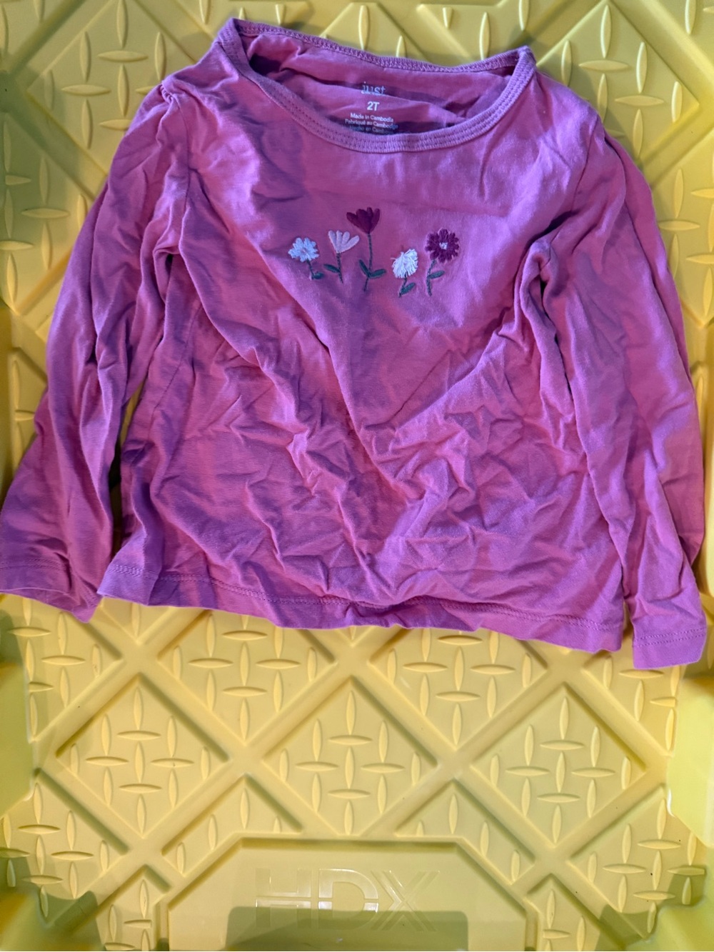 2T Mixed Tops & Leggings Bundle - Pink, Coral, Gray, Floral. Just one you - Picture 5 of 6